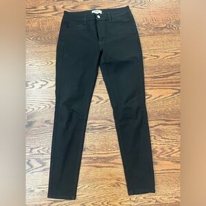 Women’s JBD Just Black Denim Skinny Straight Leg Jeans Size 28 Mid Rise